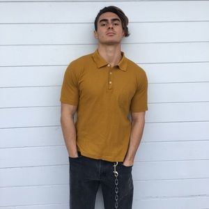 Vintage mustard polo